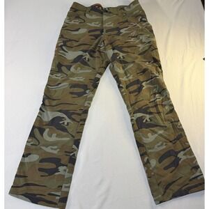 Wrangler Pants Mens 32x30 Camo Stretch Nylon Spandex Hiking Outdoor NW780GC